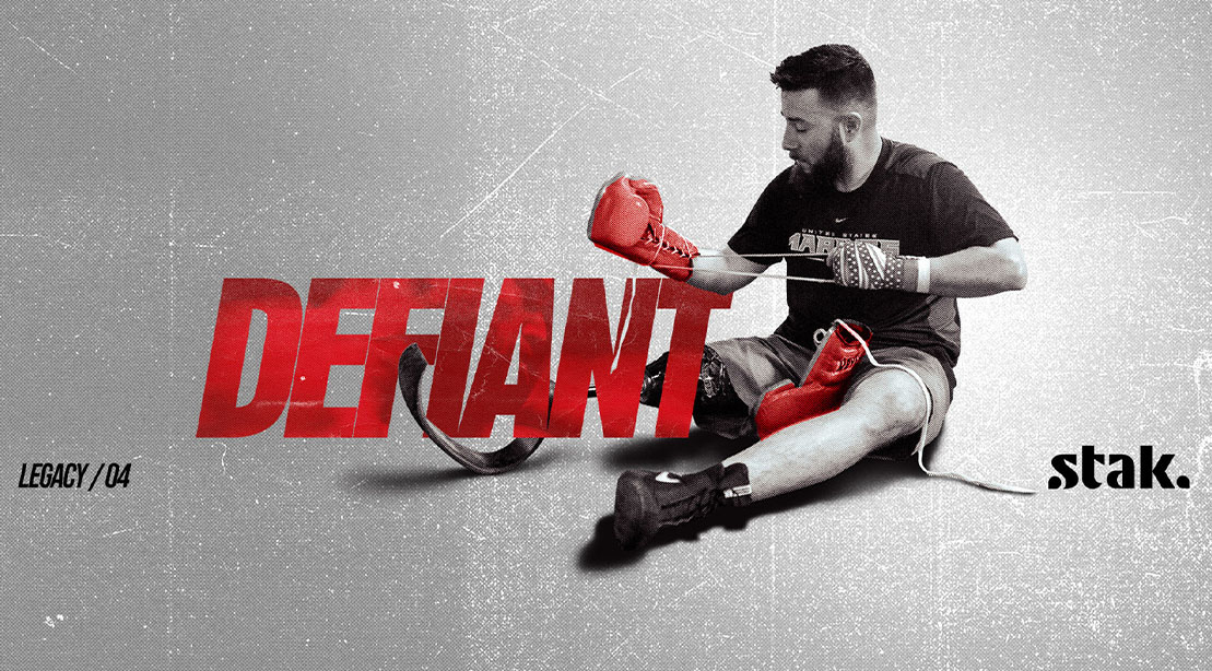 Defiant promotion with boxer Eric Morante